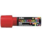 Marker Poster Artline 30 mm röd 6st