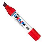 RED Markal Dura Ink Jumbo Chisel 200 12st