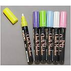 Marvy Whiteboard- & Blackboardpenna Fluorescerande, rund, 6/fp