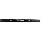 Tombow TwinTone svart 0,3/0,8 6st