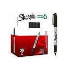 Sharpie Merkepenn F svart 32+4/FP