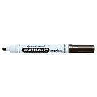 Centropen Whiteboardpenna rund svart 10st