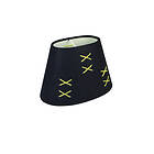 Oriva Lampskärm X Oval 22cm Svart/Lime