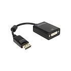 DeLock Adapter Displayport male > DVI 24+5 female DisplayPort-adapter 13 cm