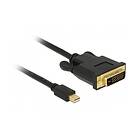 DeLock videoadapterkabel Mini DisplayPort till DVI-D 50 cm