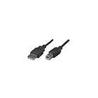 Manhattan 333382 USB-kabel 3 m USB 2.0 USB A USB B Sort