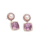 Lily and Rose Colette Earrings Amethyst Pink Øreringer