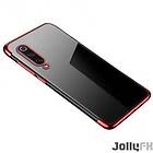 JollyFX Clear Color Case Gel TPU Electroplating frame Cover för Xiaomi Mi 9 Lite CC9