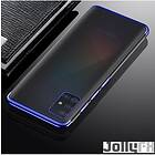 JollyFX Clear Color Case Gel TPU Electroplating frame Cover för Samsung Galaxy A51