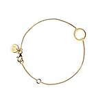 Syster P Minimalistica Ring Bracelet Armband Dam Guld ONESIZE