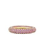 LUV AJ Pave Amalfi Pink Gold Ringar Dam Guld