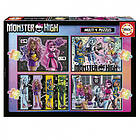Monster High Educa Puslespill: Multi 4, 50-150 Brikker