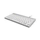 Compact R-Go Break ergonomic wired keyboard, White (Nordic)