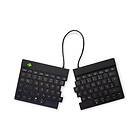 Split R-Go Break ergonomic wireless keyboard, Black (German)