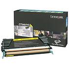 Lexmark Toner C734A1YG 6K gul