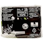 Brother 24mmx3m stenciltape black