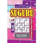 Dart Veider: Sudoku Suguru 200 Hard to Master Puzzles 6x6 (Volume 4)