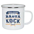 Retromugg med Text Världens Bästa Kock