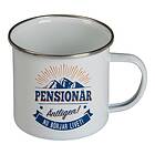 Retromugg med Text Pensionär