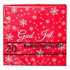 Servetter Röda God Jul 20-pack