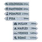 Italienska Gatuskyltar 4-pack