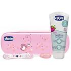 Chicco Always Smiling 12m+ kit avec soins dentaires Strawberry 12 m+(pour les en