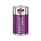 Tecxus Batterie Mono D 1,2V HR20 1000mAh NI-MH Rechargeable