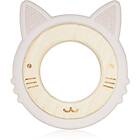 BabyOno Wooden & Silicone Teether bitring Kitten 1 st.