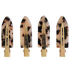 ByBarb 4-Set Of Make Up Clips Tortoise