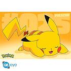 Abysse POKEMON Poster Maxi 91,5x61 Pikachu Asleep