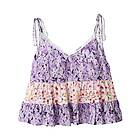 Desigual Blommig V-ringad Linne Dam