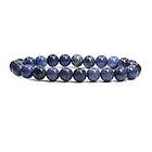 Kristallpunkten Armband Dumortierit 8 mm pärlor