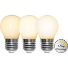 Klot LED E27 opal 3-steg memory