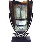 Benjamins Glasvas Mosaik med smidesställning H 37cm Benjamin