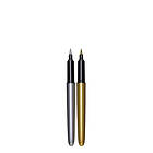 Panduro Hobby Brush Markers guld/silver 2 st