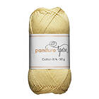 Panduro Hobby Garn Cotton 8/4 50g ljusgul