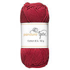 Panduro Hobby Garn Cotton 8/4 50g vinröd