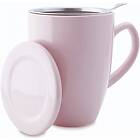 Shamila temugg med lock & tesil 350ml. rosa