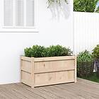 vidaXL Odlingslåda 90x50x50 cm massiv furu 837459