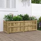 vidaXL Odlingslåda 150x50x50 cm impregnerat furu 837488
