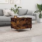 vidaXL Sofabord rökfärgad ek 60x44,5x45 cm konstruerat trä 830945