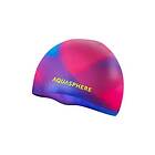 Aquasphere Plain Slicone Swimming Cap Rosa