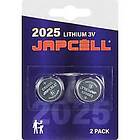 Japcell Lithium CR2025 Batteri 2-Pack