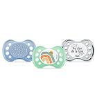 Dodie Anatomical Pacifiers (0-6 månader) 3-pack