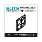 Linocell Elite Extreme Skydd för kameralinsen iPhone 15 Pro och 15 Pro Max