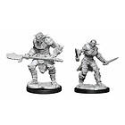 D&D Nolzur's Marvelous Miniatures: Male Bugbear Barbarian & Female Bugbear Rogue