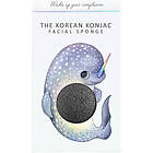 T.H.E. Konjac Sponge Company Mythical Narwhal Konjac Sponge Box & Hook – Bamboo Charcoal 30 g