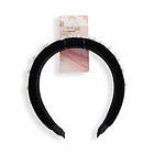 Makeup Revolution Pearl Velvet Headband Black