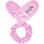 Glov Pink Bunny Ears Hair Protecting Headband and Hair Tie Set