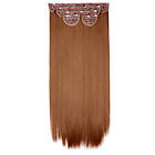Lullabellz Super Thick 22 5 Piece Straight Clip In Extensions (Various Shades) Mixed Auburn